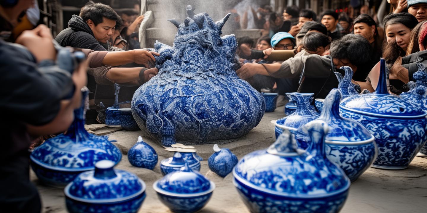 世界唯一活态龙窑开窑仪式:游客竞拍冰裂纹青瓷,体验千年陶瓷文化